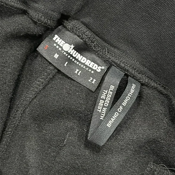 Adam Bomb Hysteric Adam Bomb Black All-Over Logo Print Sweatpants - S